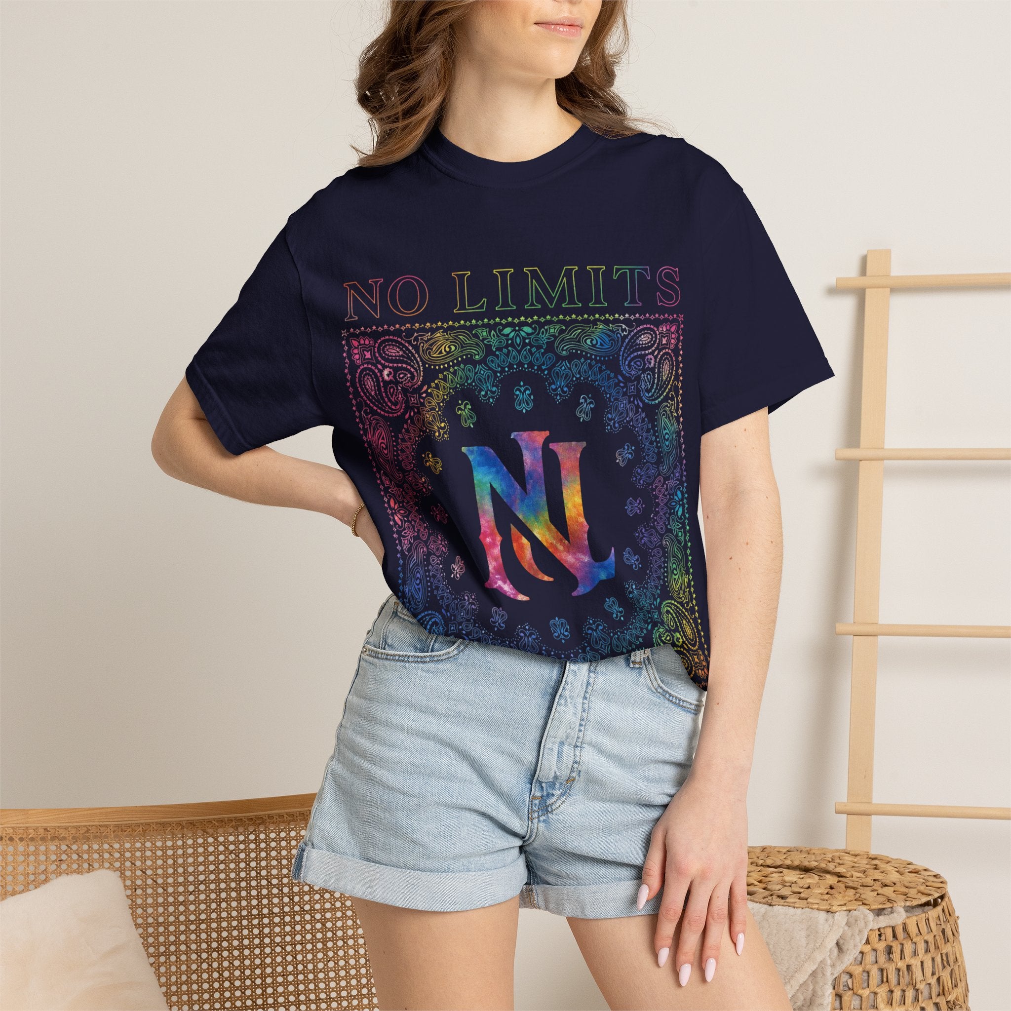 No Limits Tie-Dye Bandana T-Shirt