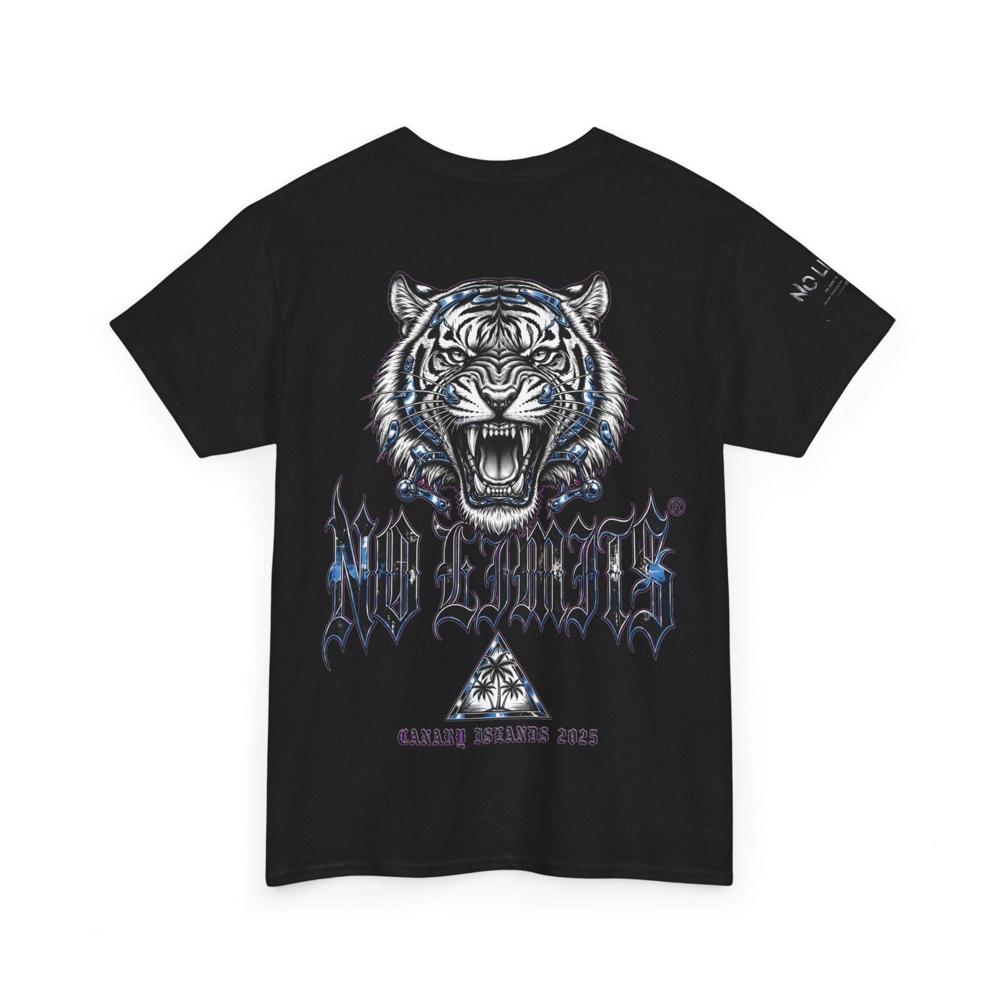 Roaring Tiger Graphic Tee — NL Logo Back-Print Streetwear