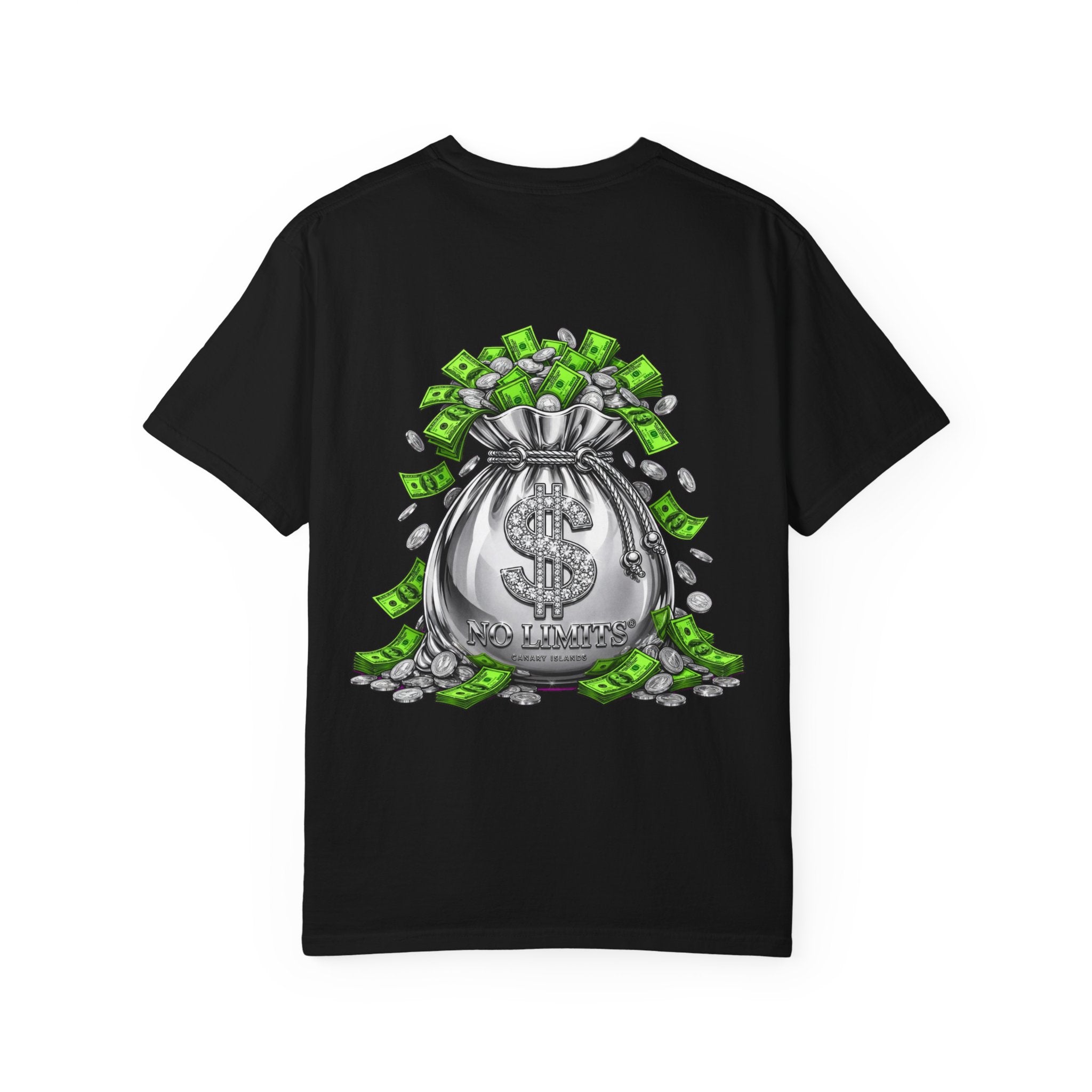 Money Bag Graphic T-Shirt — Dollar Sign Cash Crew Tee