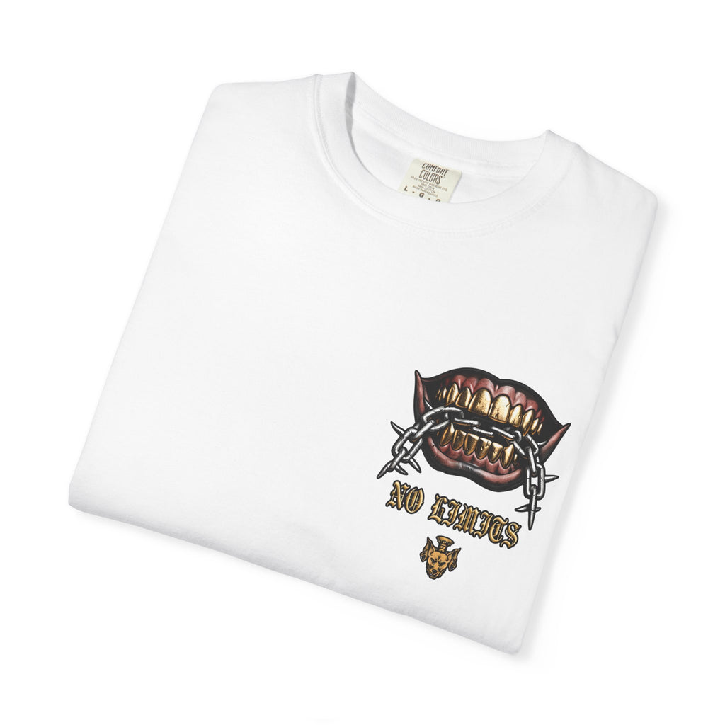 No Limits Hellhound Club T‑Shirt — Triple-Headed Wolf Graphic Tee