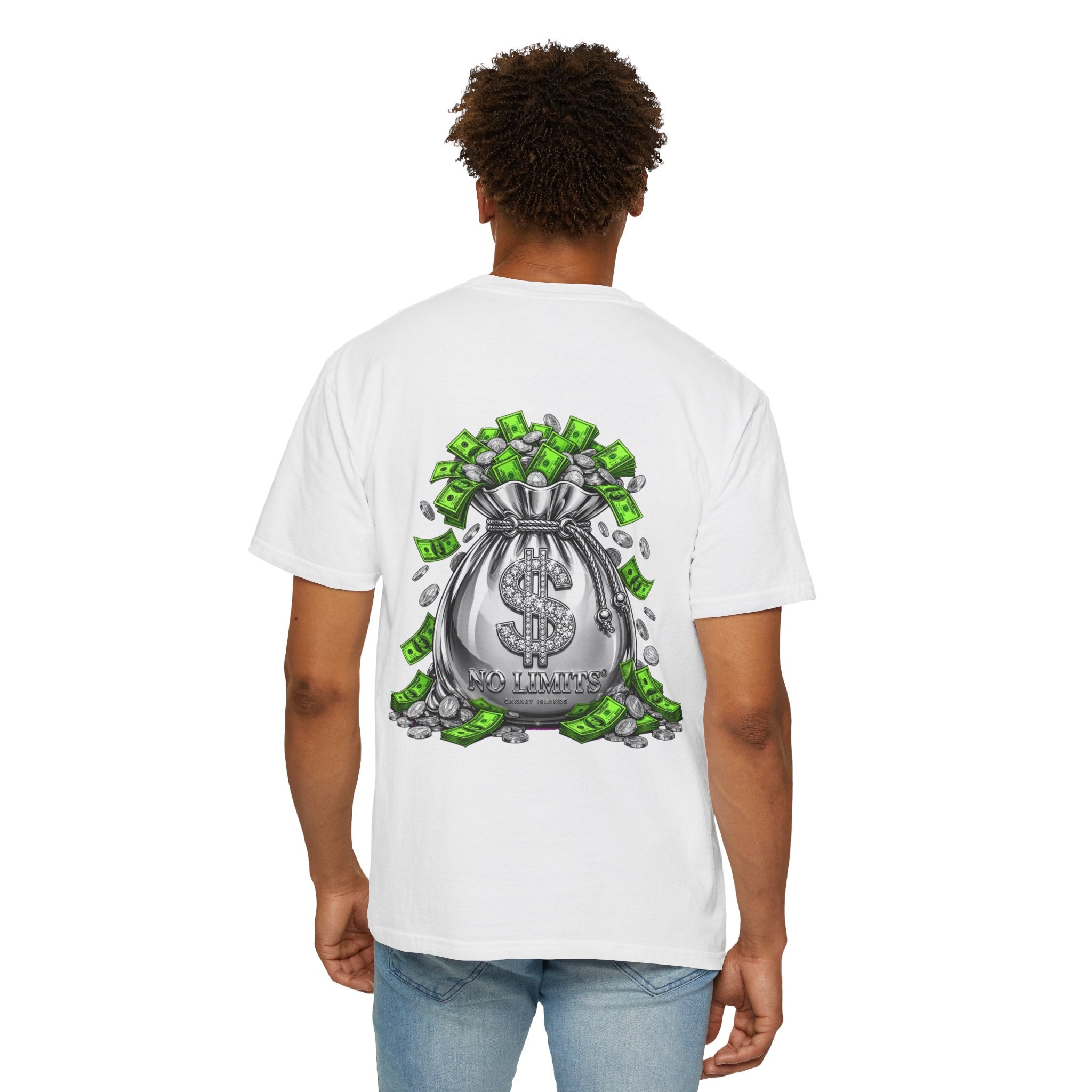 Money Bag Graphic T-Shirt — Dollar Sign Cash Crew Tee
