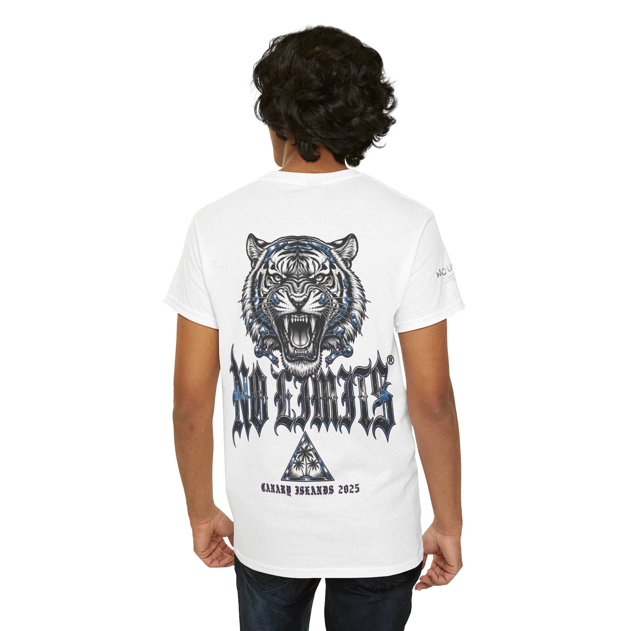 Roaring Tiger Graphic Tee — NL Logo Back-Print Streetwear