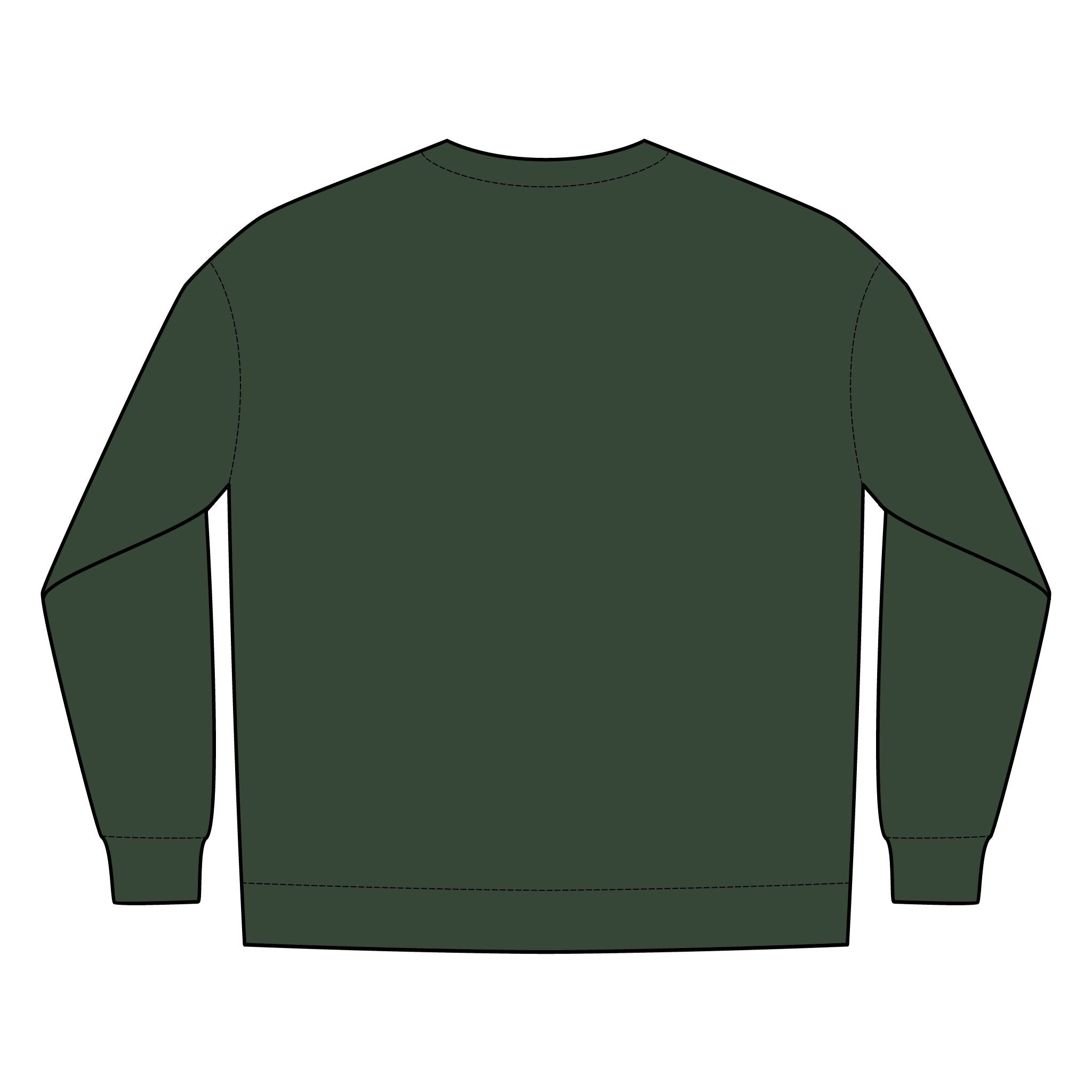 No Limits Mountain Crewneck Sweatshirt — Inspirational Nature Graphic