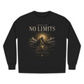 No Limits Mountain Crewneck Sweatshirt — Inspirational Nature Graphic