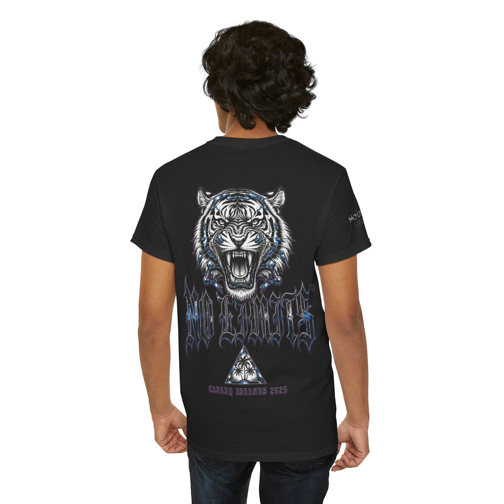 Roaring Tiger Graphic Tee — NL Logo Back-Print Streetwear