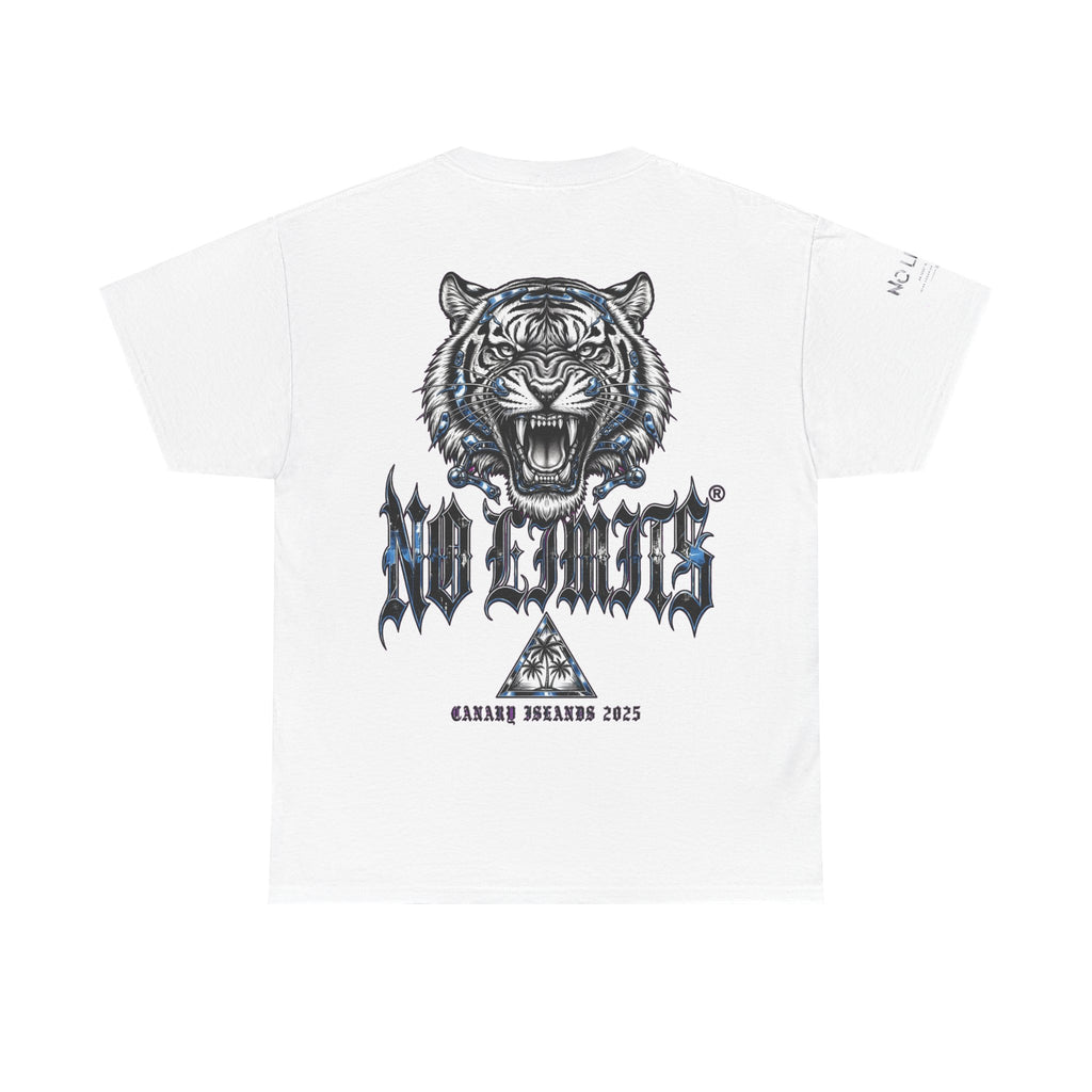 Roaring Tiger Graphic Tee — NL Logo Back-Print Streetwear
