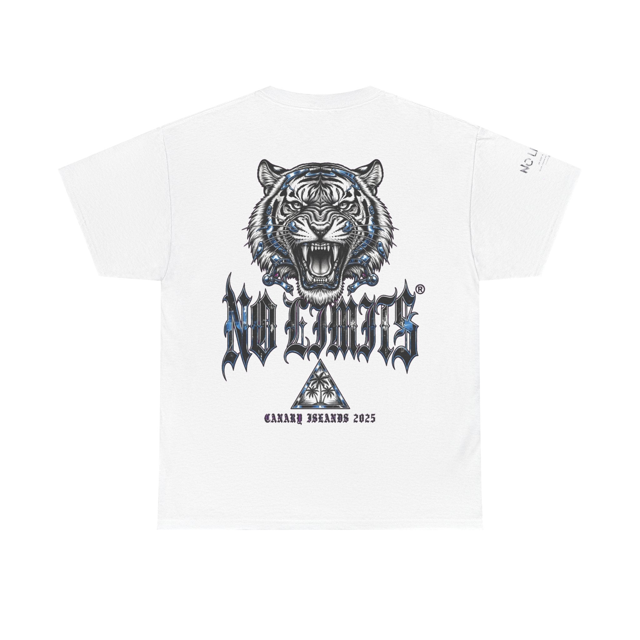Roaring Tiger Graphic Tee — NL Logo Back-Print Streetwear