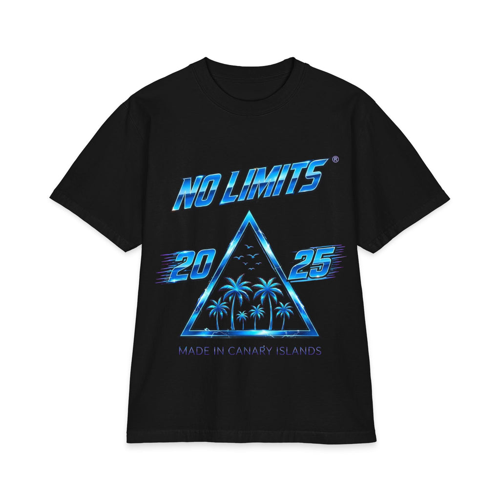 No Limits 2025 Palm Triangle T-Shirt — Made in Canary Islands