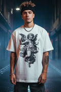 Cherub Graphic Tee "No Limits" – Vintage Angel Streetwear T-Shirt