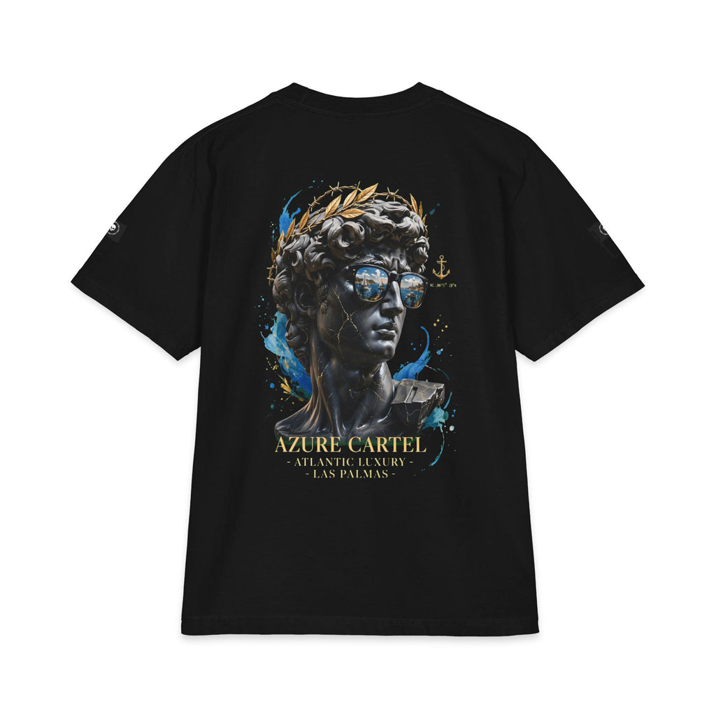 Classical Statue Graphic Tee — 'Sea Captain' David Bust T-Shirt