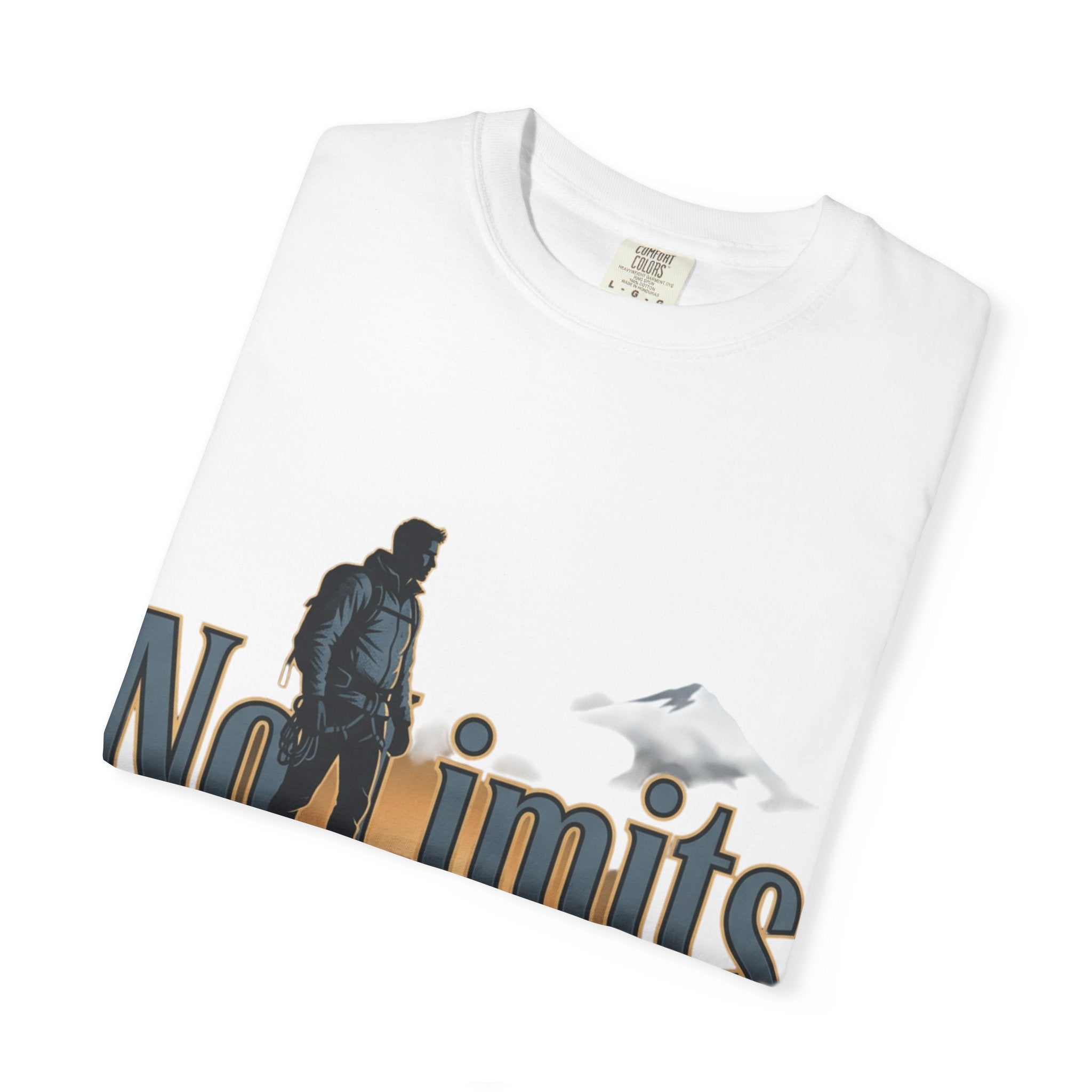 No Limits Adventure T‑Shirt — Inspirational Mountain Hike Graphic Tee