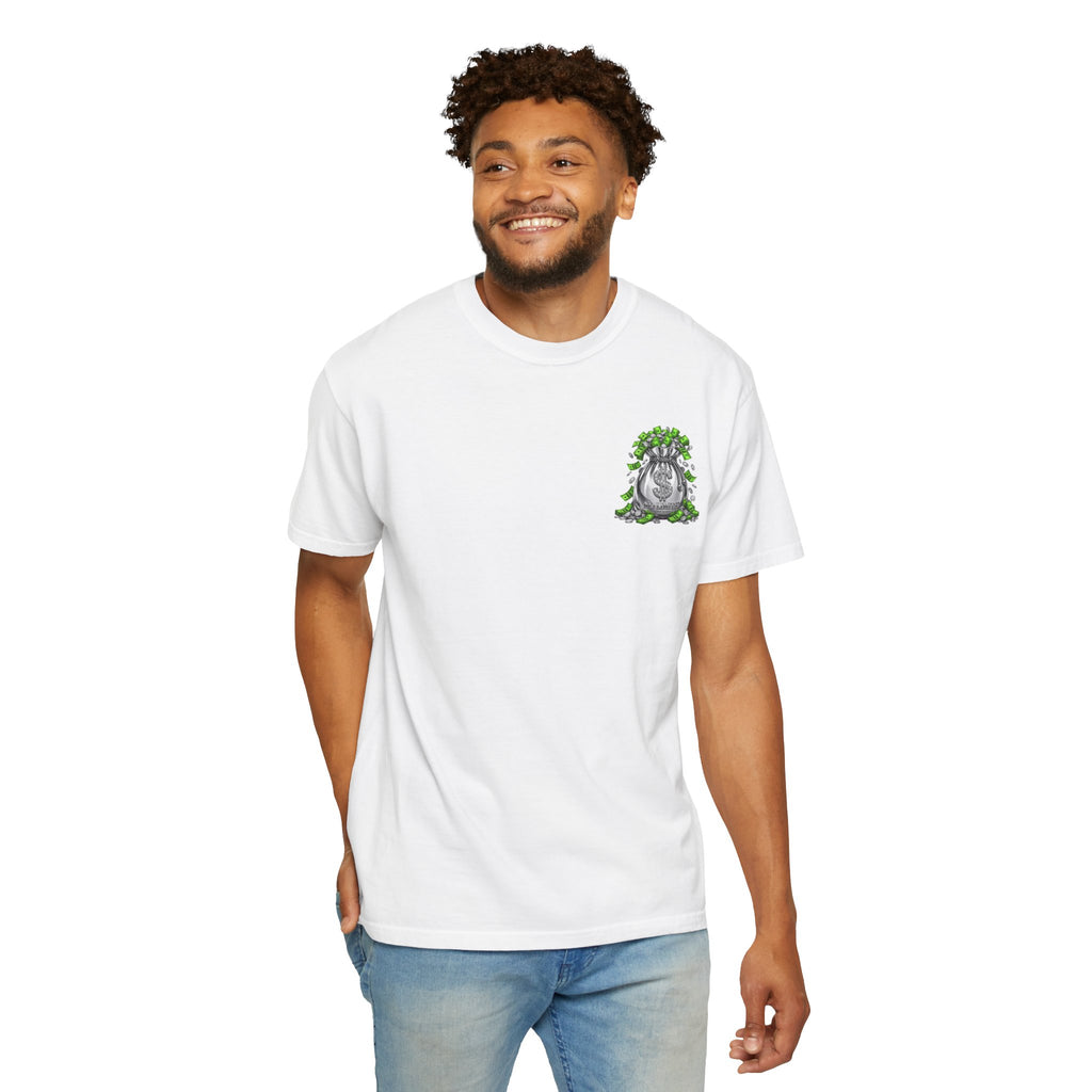 Money Bag Graphic T-Shirt — Dollar Sign Cash Crew Tee