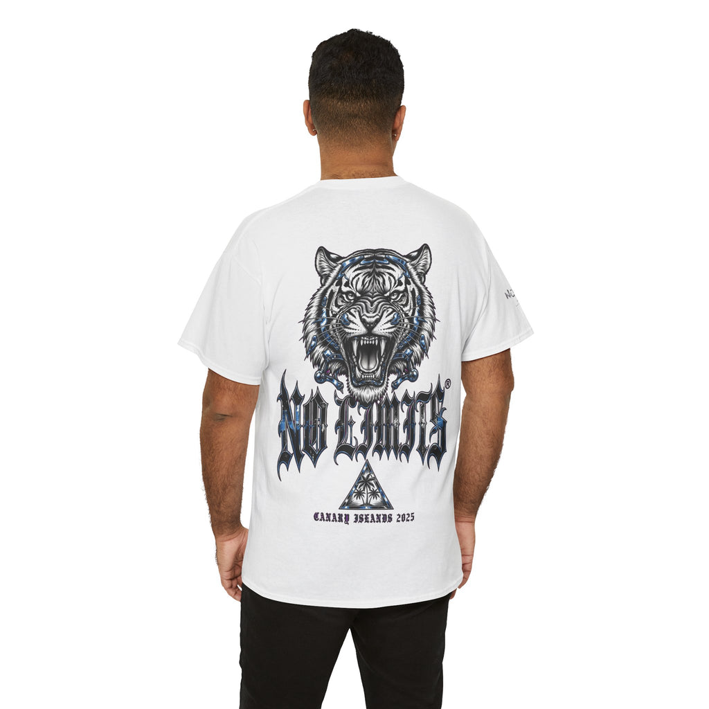 Roaring Tiger Graphic Tee — NL Logo Back-Print Streetwear