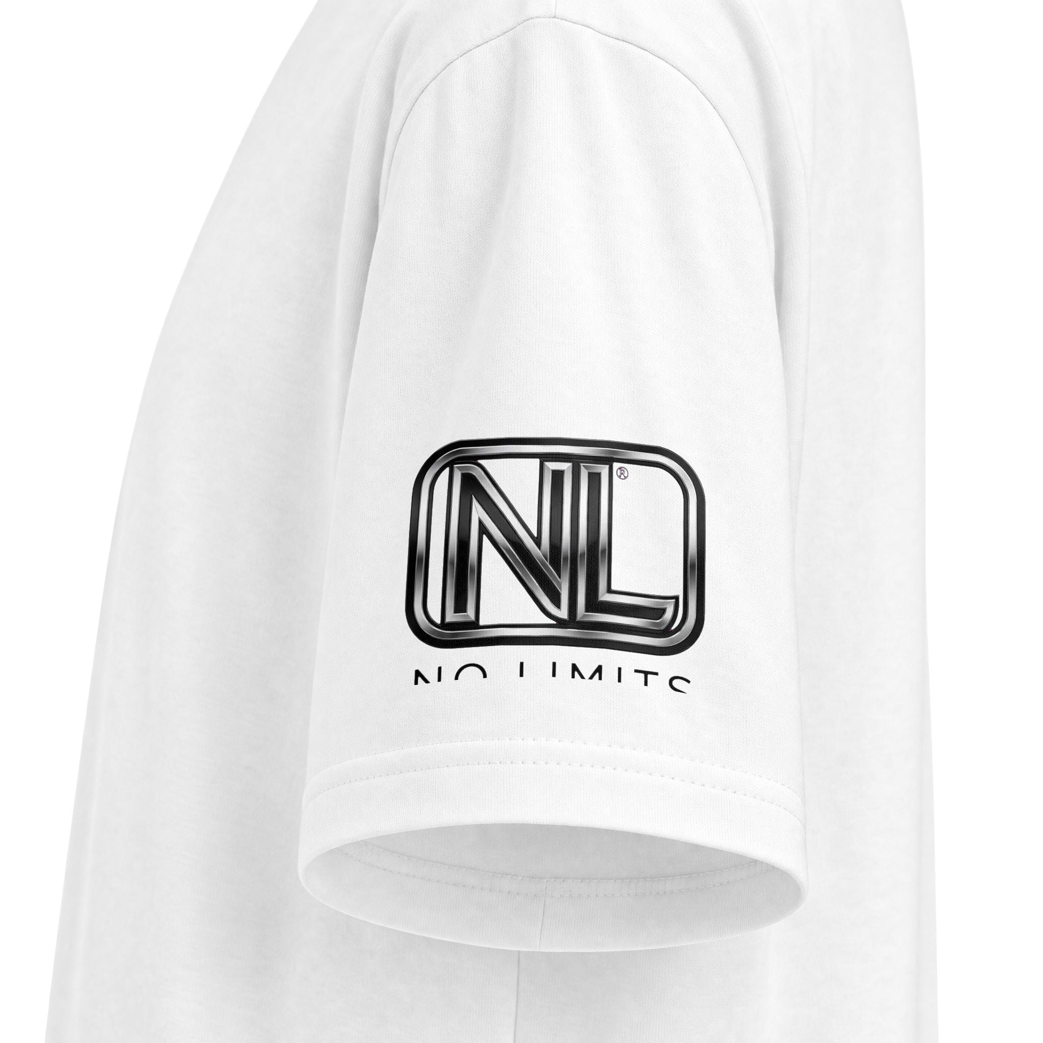 No Limits Surf T-Shirt — Retro Palm Beach Sunset Tee
