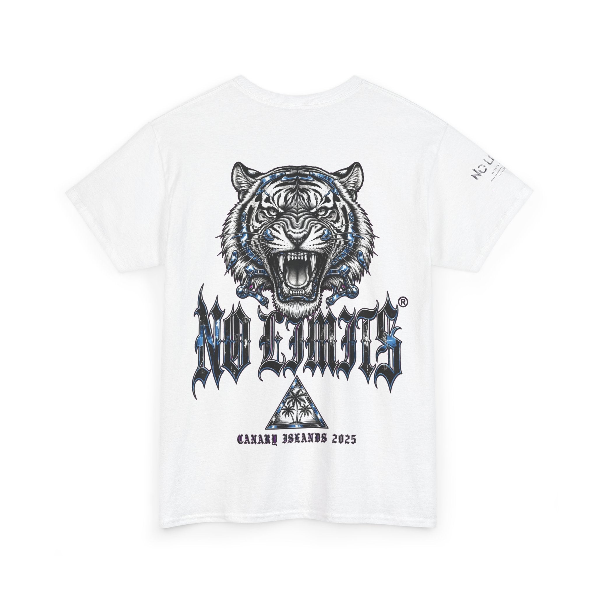 Roaring Tiger Graphic Tee — NL Logo Back-Print Streetwear