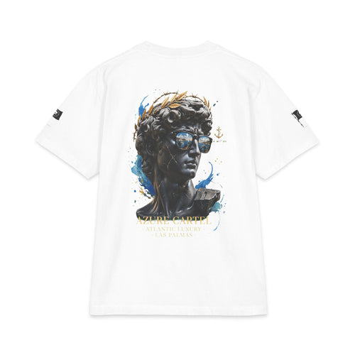 Classical Statue Graphic Tee — 'Sea Captain' David Bust T-Shirt