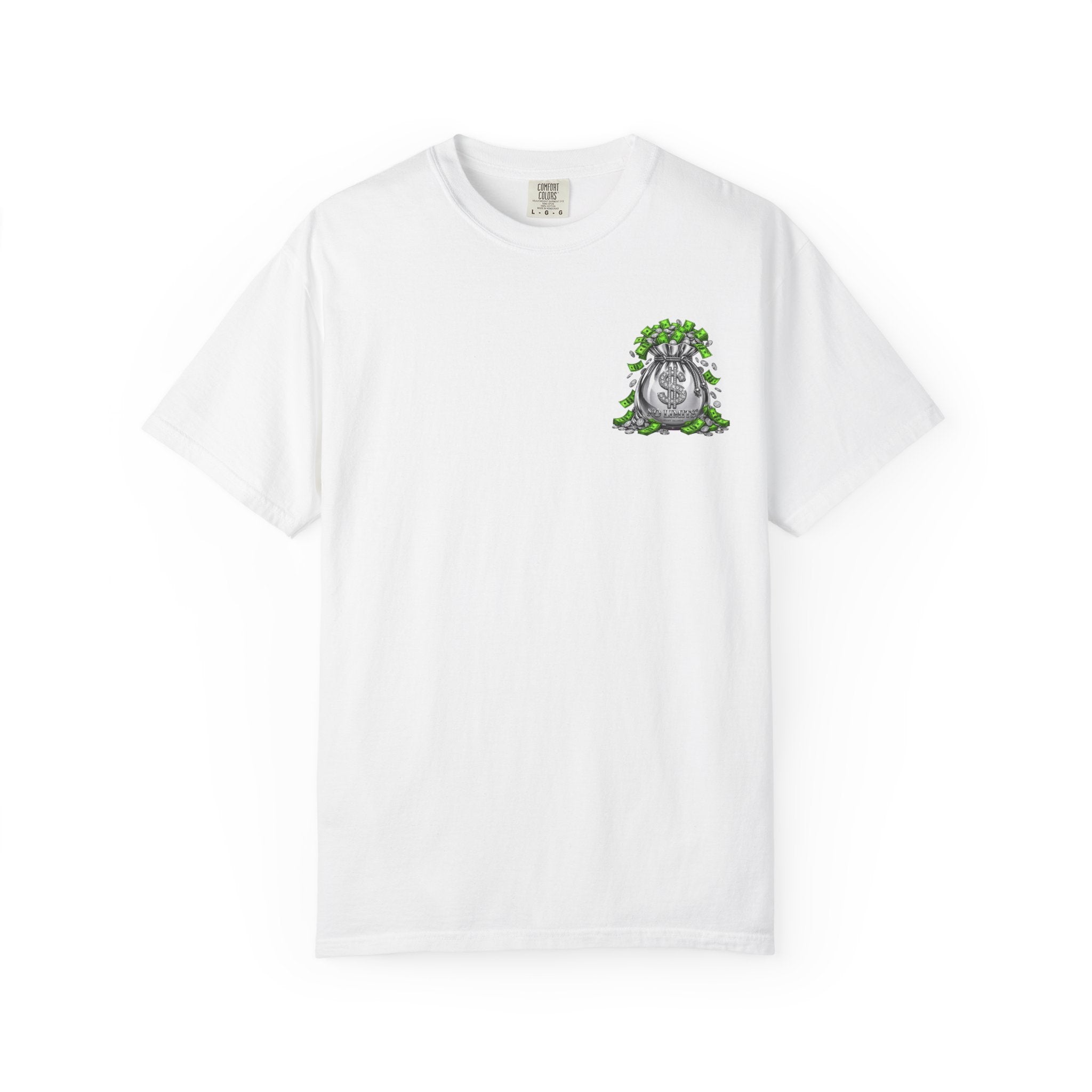 Money Bag Graphic T-Shirt — Dollar Sign Cash Crew Tee
