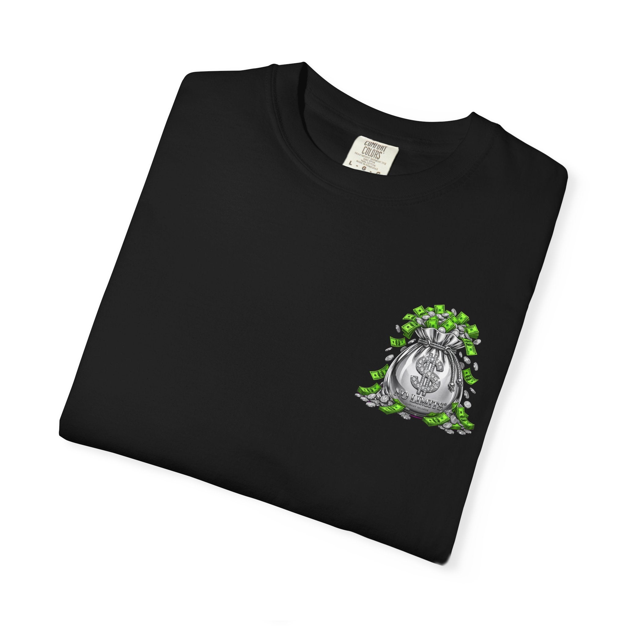 Money Bag Graphic T-Shirt — Dollar Sign Cash Crew Tee