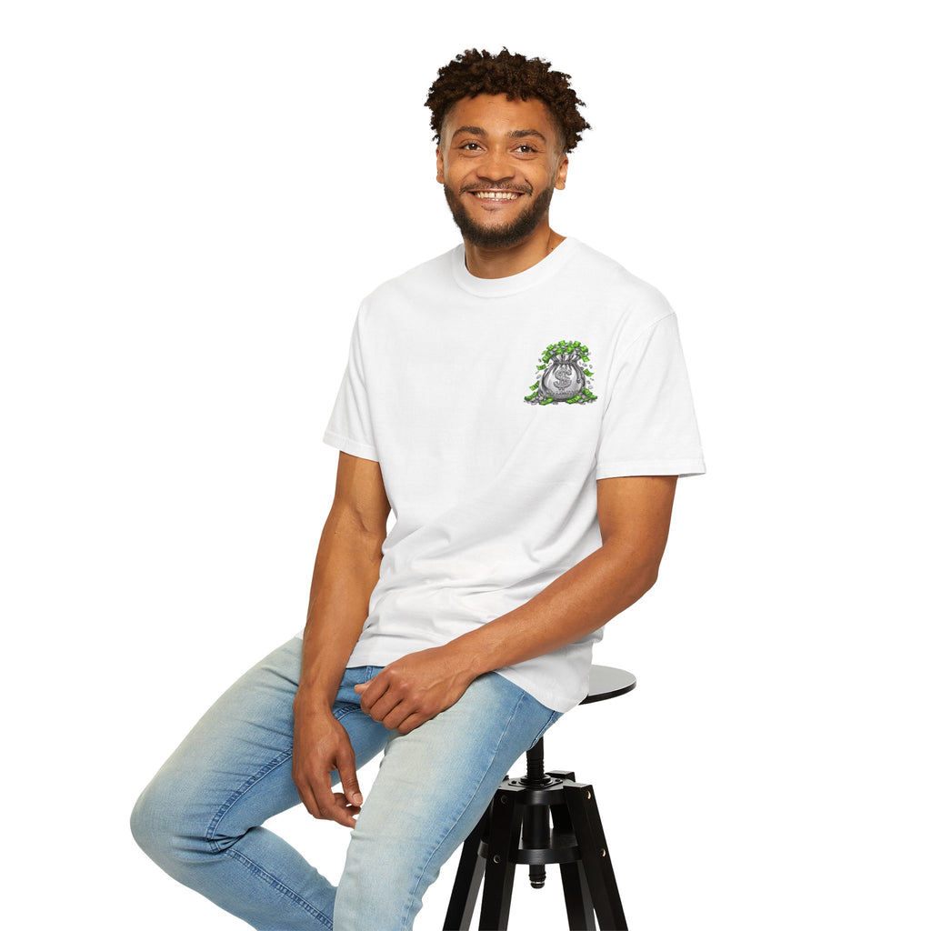 Money Bag Graphic T-Shirt — Dollar Sign Cash Crew Tee