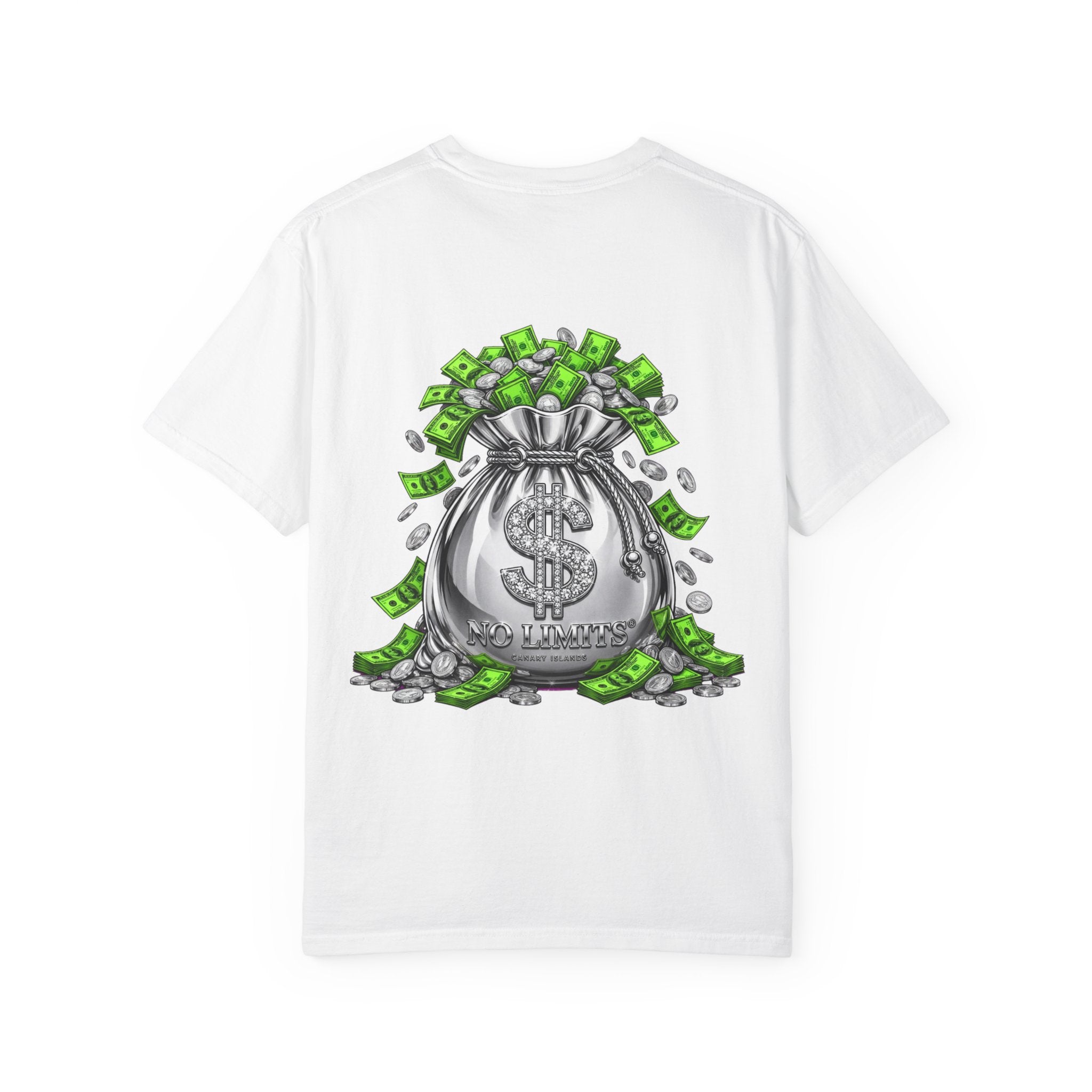 Money Bag Graphic T-Shirt — Dollar Sign Cash Crew Tee