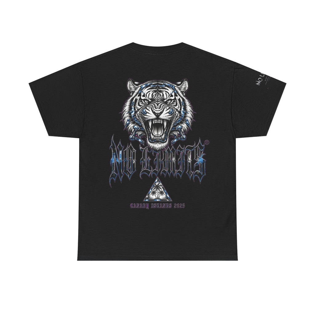 Roaring Tiger Graphic Tee — NL Logo Back-Print Streetwear