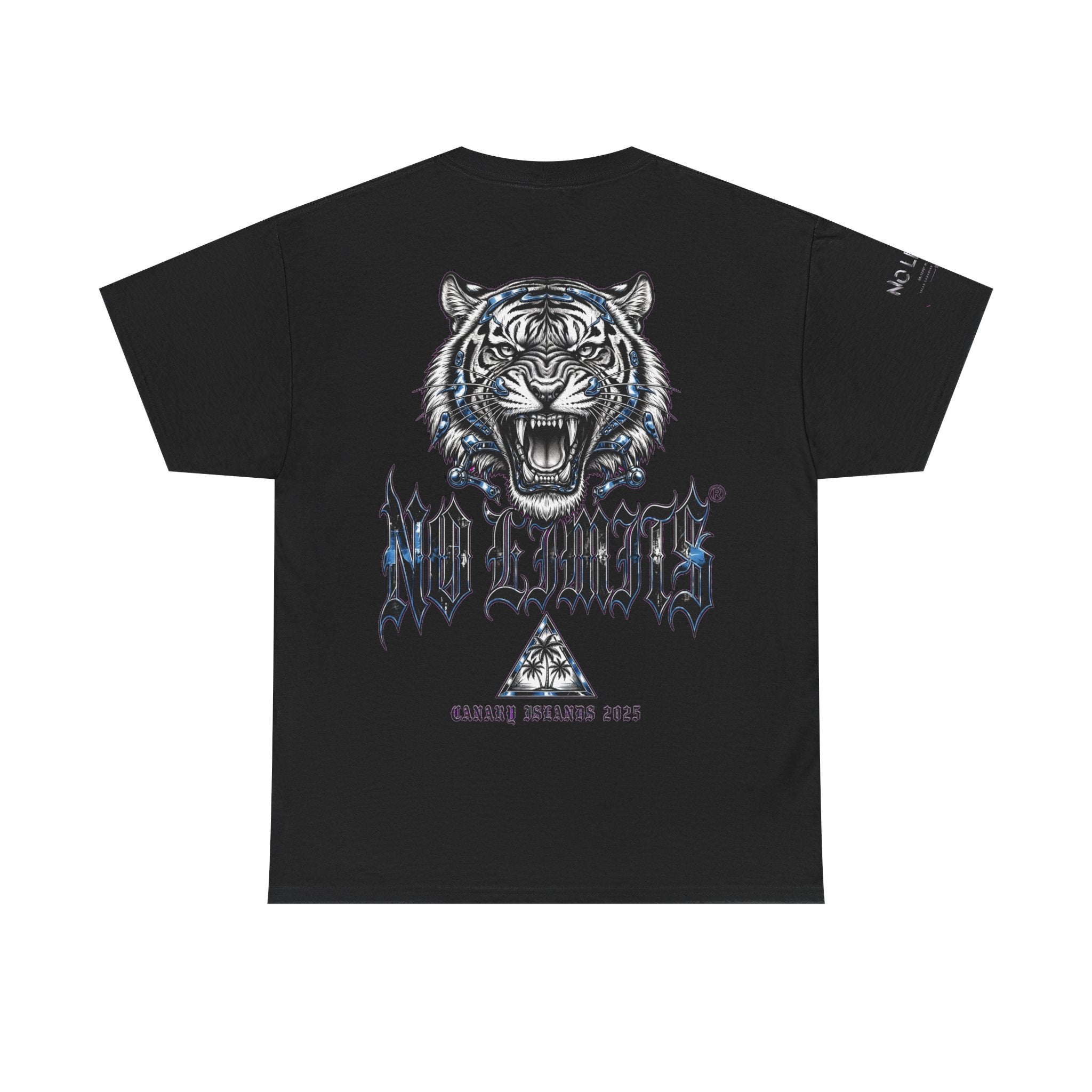 Roaring Tiger Graphic Tee — NL Logo Back-Print Streetwear