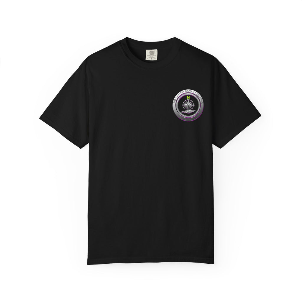 Barcode Waves T-Shirt — 'Islas Canarias • Est. Atlantic' Graphic Tee