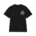 Tropical Compass T‑Shirt — Colorful Island Coordinates Graphic