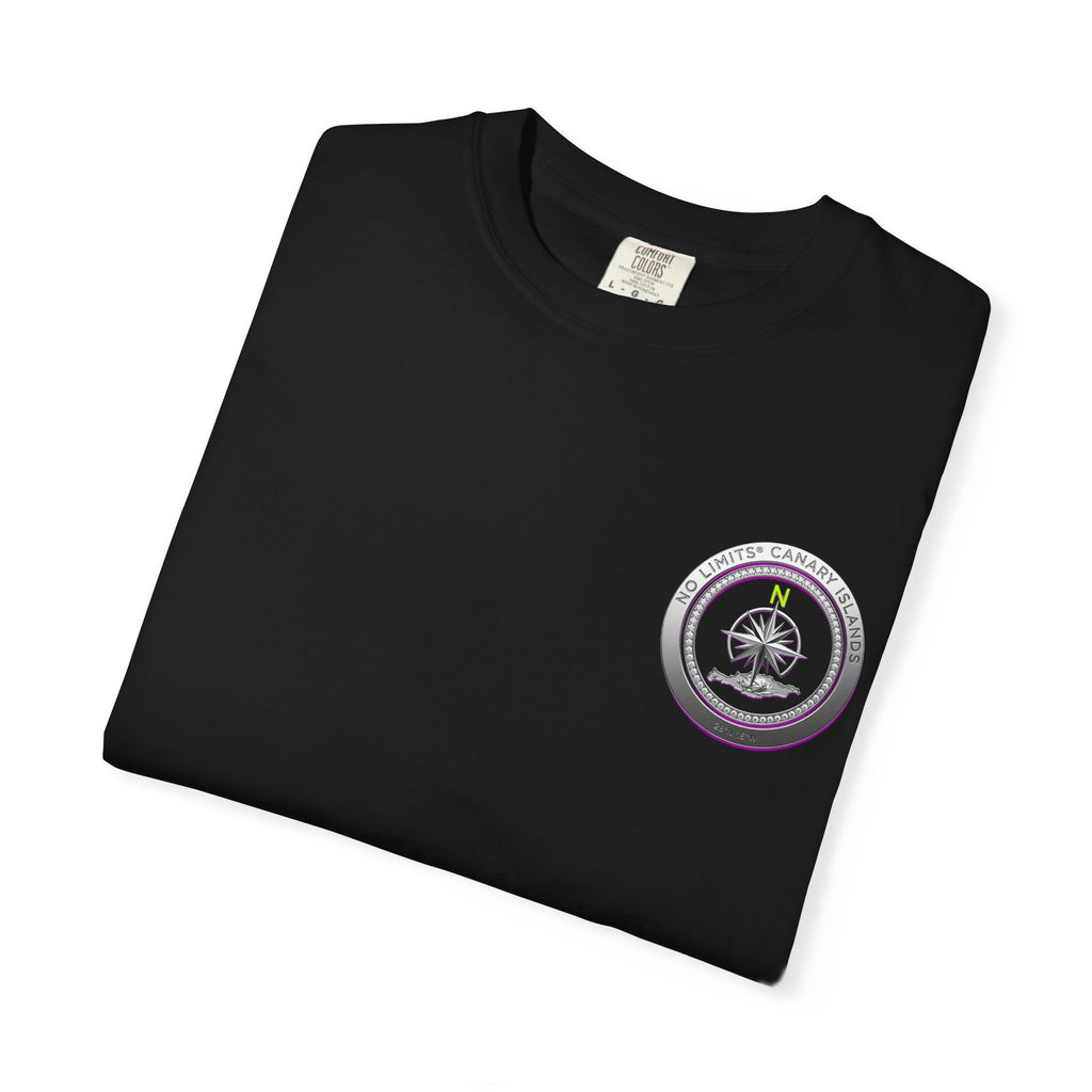 Barcode Waves T-Shirt — 'Islas Canarias • Est. Atlantic' Graphic Tee