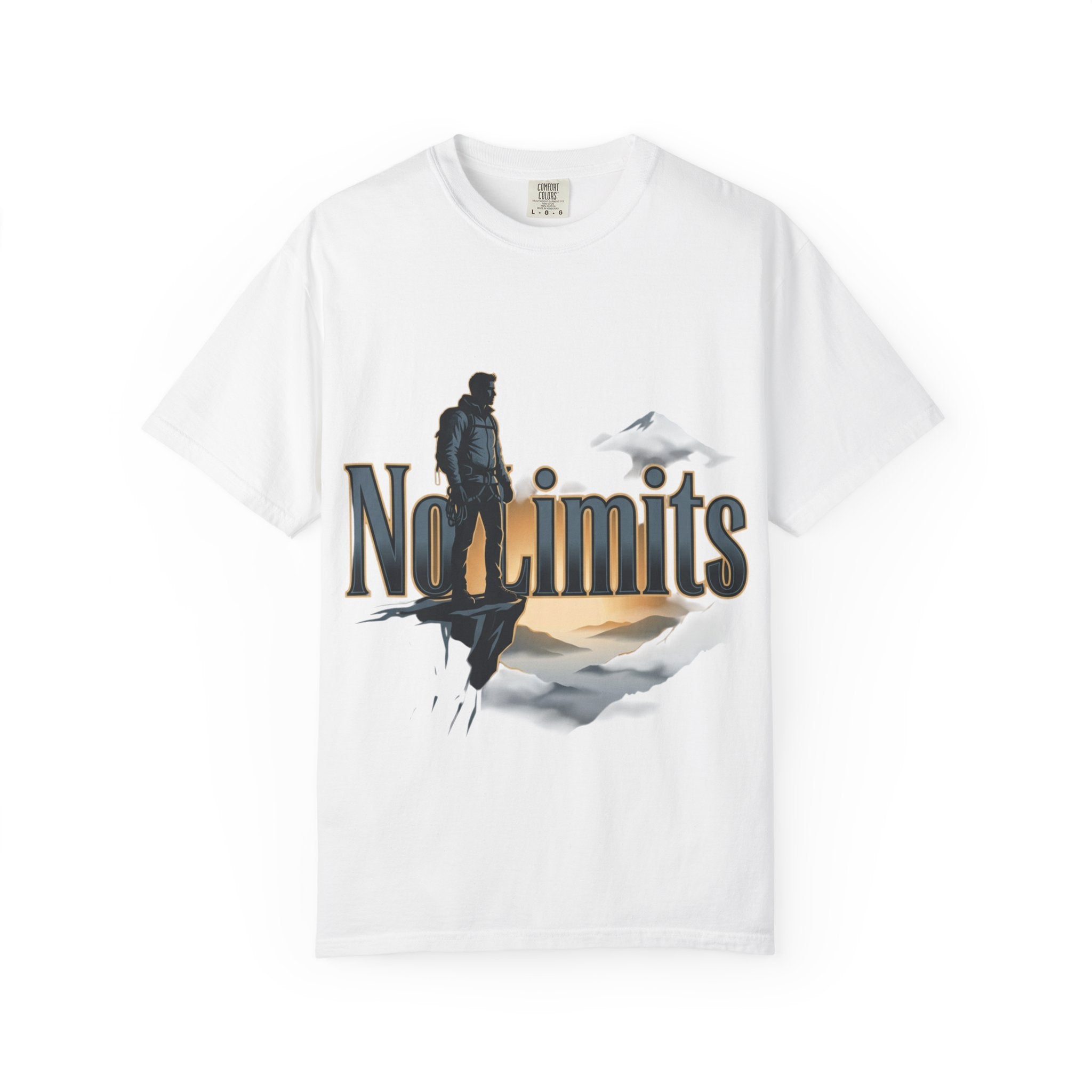 No Limits Adventure T‑Shirt — Inspirational Mountain Hike Graphic Tee