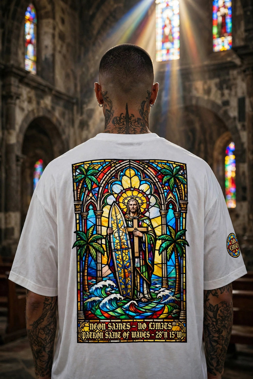 Stained Glass 'No Chills' Graphic T-Shirt